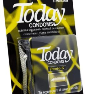CONDONES TODAY X 3 (punto g amarillo)
