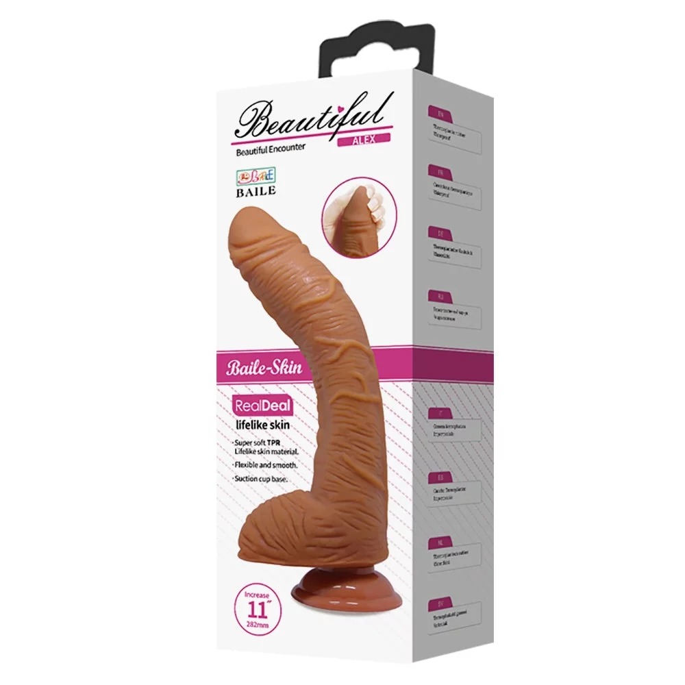 VIBRADOR ALEX CURVO 28 CM