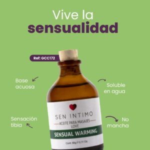 ACEITE MASAJES SENSUAL WARMING 60 ML