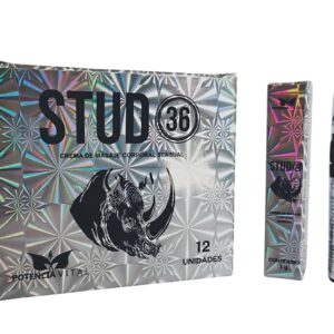 MINI STUD 36 PLATEADO 3gr (registro invima)